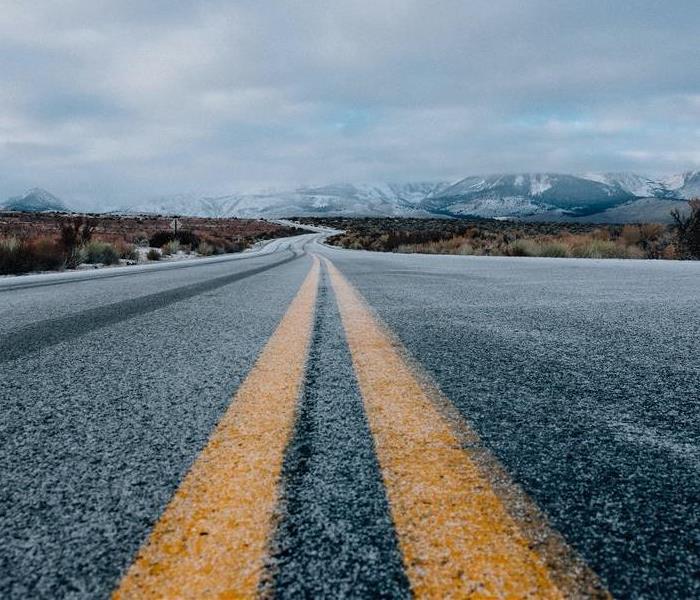 Icy highway